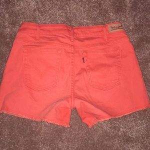 Orange Levi shorts